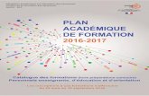 DAFOP - DFP · Plan de formation - Catalogue personnel enseignant - PAF 2016-2017 AAP_ - ARTS APPLIQUES 16A0090374 AAP_05 - METIERS D'ART, HDA, VALEURS DE LA REPUBLIQUE ET PARTENARIATS