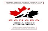 MEDIA GUIDE - Hockey Canada...MEDIA GUIDE GUIDE DE PRESSE IIHF U18 WOMEN’S WORLD CHAMPIONSHIP CHAMPIONNAT MONDIAL FÉMININ DES M18 DE L’IIHF DEC. 26, 2019-JAN. 2, 2020 / 26 DÉC.