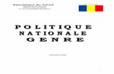 République du Tchad Unité Travail - Progrèsextwprlegs1.fao.org/docs/pdf/cha146348.pdf · 2015-07-22 · consultants recrutés par le Ministère de l’Action Sociale, de la Solidarité