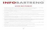 AVIS AU PUBLIC - Bertrange · • Par décision du 22.11.2018 le Conseil Communal a approuvé la fixation de la taxe de participation aux coûts des infrastructures pour la « Cité