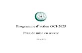 Programme d’action OCI-2025 OIC -2025 PO… · œuvre pour chaque secteur. Le Plan de mise en œuvre 2016-2025, qui définit 18 domaines d’action prioritaires, fixe 107 objectifs