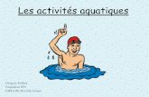 Les activités aquatiques - Freeressources.emf.free.fr/pagesweb/NATATION DIAPO 2.1.pdfLes résistances à l’avancement : les forces de trainée - La viscosité de l’eau p ovoue