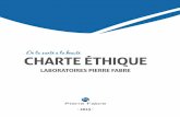 Charte éthique - Laboratoires Pierre Fabre · • des codes de conduite et de bonnes pratiques des fédérations et associations professionnelles dont le Groupe Pierre Fabre est