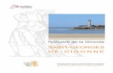 L'estuaire de la Gironde : Saint-Georges-de-Didonne...Situé à la jonction entre la conche de Saint-Georges, la Crête et les bois, le bourg de Saint-Georges s'est transformé, au
