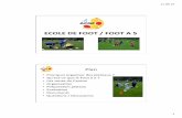 Foot a 5 presentation 2013-2014 - ... 11.09.13& 7 RESPONSABLES&DES&ECOLES&DE&FOOTBALL& Coordonnées des responsables des plateaux du Foot à 5 - 1 - Saison 2013-2014 2013-2014 2012-2013