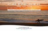 CALENDRIER - Office de tourisme Biarritz...2 3 1ère Ecole de Surf en France Depuis 1966 COURS • STAGES • SURF LESSONS • SURFCAMP S U R F S C H O O L J O M O R A I Z SINCE 1966