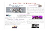 Le Petit Darius - Académie de Versailles · 2017-12-11 · Le Petit Darius N°6 ... puis placez les feuilles de menthe fraiche dans le verre. Ecrasez le tout. Ajoutez le sirop de
