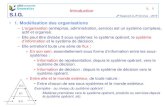 Introduction S.I.G. JP Kasprzyk & JP Donnay - Geomatics · PDF file Introduction 1 • 1. Modélisation des organisations – L’organisation (entreprise, administration, service)