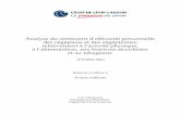 Analyse du sentiment d’efficacité personnelle des ...cll.qc.ca/Publications/Sep-4.pdf · d’efficacité personnelle générale (SEPg) par rapport à l’activité physique selon