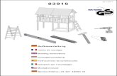 Kinderspielhaus - Danny - 83916€¦ · sécurité de 2 m par rapport aux autres objets/ obstacles tels que les cordes à linge, barrières, branches, etc. Pour les balançoires,