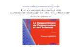 Le comportement du consommateur et de lâ€™ Paris ; Amine A. (1999), Le comportement du consommateur