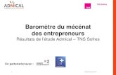 Baromètre du mécénat des entrepreneurs - Admicaladmical.org/sites/default/files/...mecenat_entrepreneurs_admical_20… · Les entrepreneurs mécènes Sommaire Décembre 2014 1