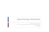 Apprentissage Statistique - IA Apprentissage أ  partir d'exemples 3 Apprentissage Statistique - P. Gallinari