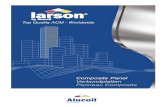 02 larson (ING-FRA-ALE)larson® aluminium composite panel is a high-tech product for architectural façade cladding. It is formed by two sheets of 5005 aluminium alloy bonded with