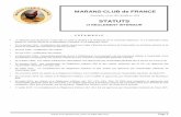 MARANS-CLUB DE FRANCEmarans.eu/files/statuts_MCF.pdf · concernée garde la possibilité de faire appel (demande par lettre recommandée avec AR adressée au président) devant l’Assemblée