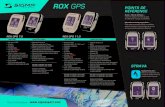 ROX GPS POINTS DE Rأ‰Fأ‰RENCE - Sigma Sport ROX GPS 7.0 ROX GPS 11.0 FONCTIONS â€“ Navigation GPS â€“