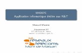 M4207C Application informatique dédiée aux R&Tmunier.perso.univ-pau.fr/temp/M4207C/M4207C-MM-2019.pdf · 2019-10-08 · Introduction Génie Logiciel Méthode de conception Présentation