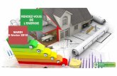 Rendez-vous de l’énergie 2018 - Confederation Construction · Répartition sectorielle des consommations d’énergie (gauche -- Bilan énergétique de Wallonie provisoire 2013)