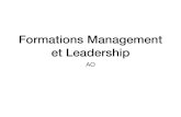 Formations Management et Leadership · entrecoupés d’une intersession qui permet l’expérimentation et la mise en pratique avec retour d’expérience à ... ‣ Nous pensons