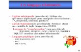 Les langages relationnels - Université de Montréalfrasson/cours/dift6243/6243-2 Langages SQ… · •permet de grouper les attributs selon les mêmes valeurs ... –Les images sont