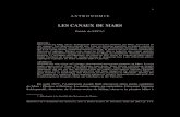 LES CANAUX DE MARSacademie-de-touraine.com/.../19DE-LUCA-canauxdemars.pdfMars (1895), Mars et ses canaux (1906) et Mars en tant que demeure de la vie (1908). Pour Lowell les faits