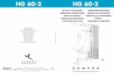HG 60-2 HG 60-2 - Homepage-UK · 2017-06-28 · hg 60-2 hg 60-2 notice d’utilisation operating instructions modo de empleo gebrauchsanweisung istruzioni per l’uso gebruikshandleiding