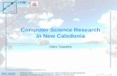 Computer Science Research in New Caledonia · 2004-04-30 · Environmental Knowledge. 5 U N I T ESPACE SICADE Systèmes Intégrés de Connaissances pour l ... publish, to search,