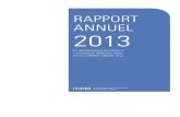 RappoRt annuel 2013 - museums · Rapport annuel 2013 Comptes annuels 2013 Rapport de l’organe de contrôle 30 Nos projets Perspectives 2014-2015 Budget 20145 38 Merci Donateurs