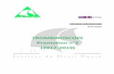 TROMBINOSCOPE Promotion n°2 (2017-2019) · 3 Programme prévisionnel Promotion n°2 : 2017 – 2019 -Séminaire 1 : Cadre institutionnel, juridique et économique de la filière