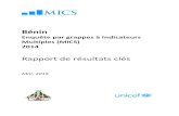 MICS4 Preliminary Findings and...آ  2015-06-08آ  Enquأھte par grappes أ  Indicateurs Multiples (MICS5),
