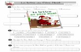 La lettre au Père Noël - Bout de Gommeboutdegomme.fr/ekladata.com/boutdegomme.eklablog.com/... · 2016-06-14 · Complète avec des mots du texte. 1Que se passe 2 3 La lettre au