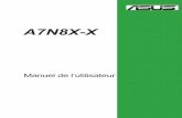 A7N8X-X - Asusdlcdnet.asus.com/pub/ASUS/mb/socka/nforce2/a7n8x-x/f1461_a7n8… · 5 x PCI 1 x AGP 8X (1.5V only) 2 x UltraDMA 133/100/66/33 Realtek ALC650 6 canaux 1 Port MCP integrated