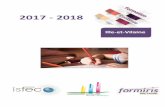 2017-2018 PLAN DE FORMATION 1D - ISFEC Bretagne · Objectifs de la formation · Créer un scénario pédagogique enrichi par les outils numériques. · Maitriser quelques outils numériques