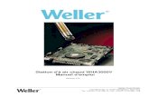 Station d'à air chaud WHA3000V Manuel d ... - media-weller.de · Weller Tools GmbH Carl-Benz-Str. 2, 74354 Besigheim, Germany Tel: +49 (0) 7143 580- 0, Fax: +49 (0) 7143 580- 108