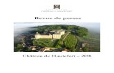Revue de presse - Château de Hautefort en Dordogne · 2018-05-18 · Dossier de presse 2018 7 Les restaurations après l’incendie Dans la nuit du 30 au 31 août 1968, un incendie