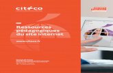 Ressources pأ©dagogiques du site internet - CITECO ... Ressources pأ©dagogiques du site internet novembre