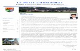 Le Petit hamignot · 2019-08-28 · Seine et Marne et la collectivité de Chamigny signée le 30 juin 2016, ... agenda Page 21 Prochains rendez-vous Lundi 02 septembre 2019 Rentrée