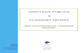 HOPITAUX PUBLICS CLINIQUES PRIVEESonala.free.fr/tarifcon.pdf · Les tarifs des hôpitaux publics sont des tarifs "tout compris" L’intégration des honoraires dans la construction