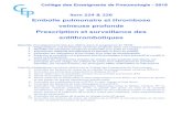 Embolie pulmonaire et thrombose veineuse profonde Prescription cep.splf.fr/wp-content/uploads/2018/09/items_224_MTEV...آ 