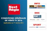 CONDITIONS GÉNÉRALES DE VENTE TV 2016...Source : Médiamétrie médiamat – LàD – 03h-27h – moyenne sept14-juin15 // *Sondage « les Français et les chaînes TNT » - TV Magazine