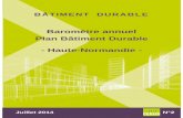 Baromètre Plan Bâtiment Durable 2014 n°2 · 2017-12-11 · Page 3 3 Un baromètre pour suivre l’évolution de la croissance « verte » dans le bâtiment au niveau régional