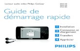 Lecteur audio vidéo Philips GoGear Guide de démarrage rapide · 2008-06-19 · 1 Sélectionnez dans le menu principal. 2 Sélectionnez Démar. enreg. voixpour démarrer l'enregistrement