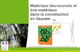 Matériaux bio-sourcés et éco-matériaux dans la construction en … · 2016-07-04 · 22/06/16 Nom du service et de l'auteur 1 Direction de l’Environnement, de l’Aménagement