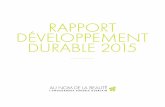 RAPPORT DÉVELOPPEMENT DURABLE 2 015 - Guerlain · de CO 2 d’ici 2020 par rapport à 2007. 10 000 C’est le nombre d’orchidées replan - tées depuis 2009 dans la réserve de