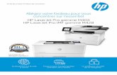 Allégez votre fardeau pour vous concentrer sur …HP LaserJet Pro M404 printer, IMF gamme M428 3 Conçues pour les entreprises tournées vers l’avenir Le monde des affaires d’aujourd’hui