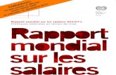 Rapport mondial sur les salaires 2010/11dgreports/@dcomm/@publ/...Rapport mondial sur les salaires 2010/11: Politiques salariales en temps de crise Genève, Bureau international du