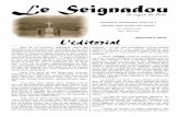 Le Seignadou Le Seignadou - septembre 2010laportelatine.org/district/ecoles/activitesecoles/... · société. » Pie XII, Lettre encyclique Ingruentium malorum 15 décembre 1951 Notre