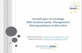 Conseil pour le montage Défi Sociétal Santé, Changement …cache.media.education.gouv.fr/file/2018/48/2/PCN_Sante... · 2018-10-05 · projets scientifiques de grande ampleur •