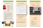Le Restaurant...Une brochure est disponible sur notre site internet ou dans notre commerce. Nos coordonnées Avenue Michel D’Ornano Y \ ` X X St Arnoult X Z. [ Y.. Z a. \ Z Facebook