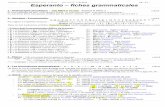 v. 12-7 J 07-2012 GR - P. 1 - Esperanto – fiches grammaticalesarras-esperanto.fr/ressources/fiches gramm v. 12-7-J.pdf · Espéranto – FICHES GRAMMATICALES (v. 12-7 J) - mise